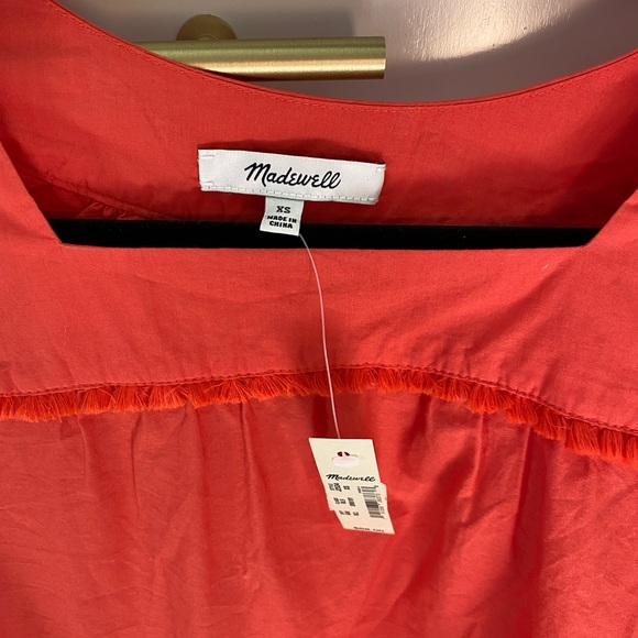 Red madewell blouse new with tags - Picture 2 of 5